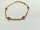 Bracelet Bracelet ancien en or jaune et spinelles rouges 58 Facettes 01187