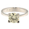 Bague 57 Bague solitaire en or blanc et diamant taille brillant 1,91 ct 58 Facettes G3977
