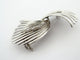 Broche Broche ruban torsadé en or blanc 18K et diamants 58 Facettes 275623