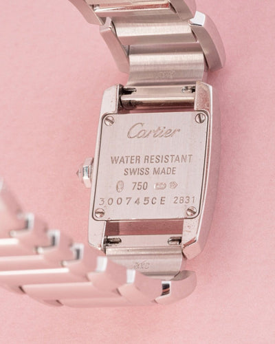 Montre Cartier Tankissime - Montre en or gris 18K et diamants 58 Facettes 275