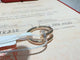 Bague 50 Cartier Juste un Clou - Bague moyen modèle en or rose et diamants 58 Facettes jnci119