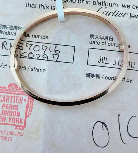 Bracelet Cartier LOVE - Bracelet petit modèle en or rose et diamants 58 Facettes jnci119