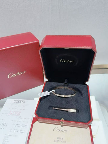 Bracelet Cartier LOVE - Bracelet petit modèle en or rose et diamants 58 Facettes jnci119