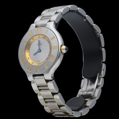 Montre Cartier Must 21 - Montre en or jaune et acier 58 Facettes MT47126
