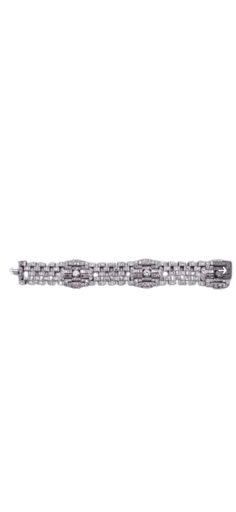 Bracelet Bracelet Art déco 15,30 ct 58 Facettes Bracelet