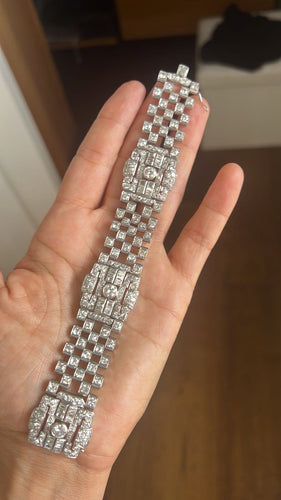 Bracelet Bracelet Art déco 15,30 ct 58 Facettes Bracelet