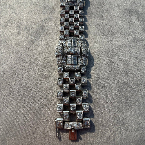 Bracelet Bracelet Art déco 15,30 ct 58 Facettes Bracelet
