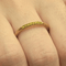 Bague 54 Bague en or jaune 18k martelé et diamants fancy 58 Facettes BOR18