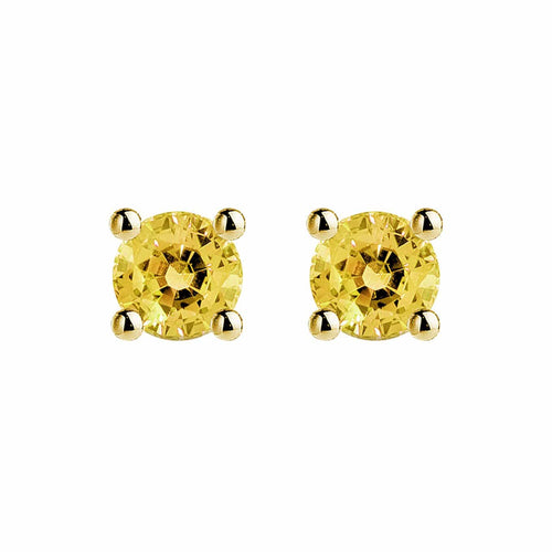 Boucles d'oreilles Single Tulip - Boucles d'oreilles en or 18 carats et tourmalines jaunes 58 Facettes GER1335YW