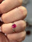 Rubis du Mozambique - Pierre taille émeraude rouge rosé vif 58 Facettes GEM-06