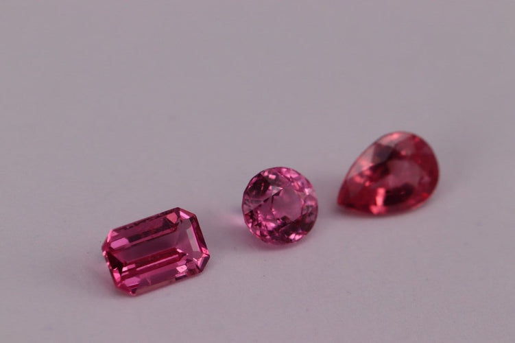 Spinelle de Mahenge - Pierre 1,081 ct rose vif 58 Facettes GEM-07