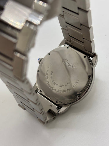 Montre Cartier Ronde Solo - Montre en acier 58 Facettes 2048