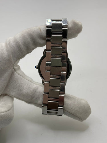 Montre Cartier Ronde Solo - Montre en acier 58 Facettes 2048