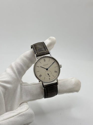 Montre Nomos Glashütte Ludwig - Montre réf. 205 en acier 58 Facettes 1986