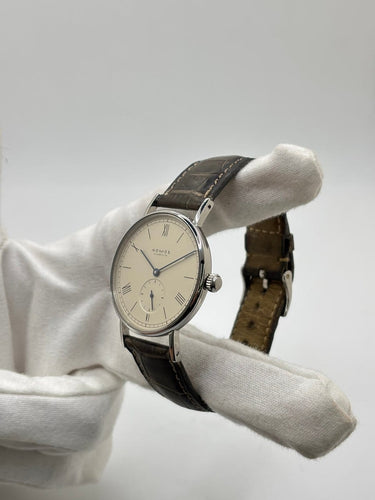 Montre Nomos Glashütte Ludwig - Montre réf. 205 en acier 58 Facettes 1986