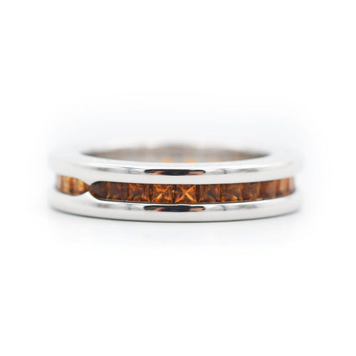 Bague 52 Bulgari B.zero1 - Bague en or blanc et quartz citrin 58 Facettes 708A25_M