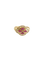Bague 52.5 Bague losange en or jaune, rubis et diamants 58 Facettes 00947