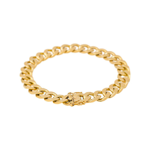 Bracelet Bracelet maille gourmette en or jaune 58 Facettes 5503131CN