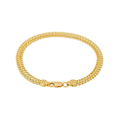 Bracelet Bracelet maille souple en or jaune 58 Facettes 5561654CN