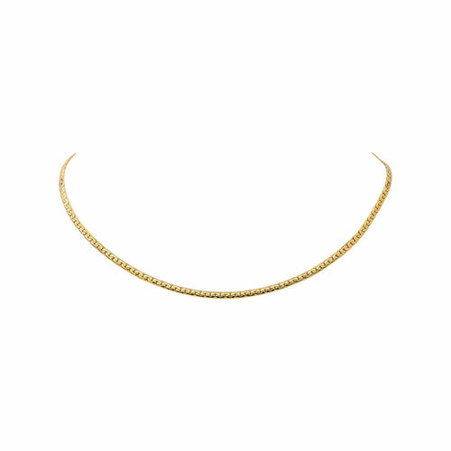 Collier Collier maille haricot en or jaune 58 Facettes 5725829CN