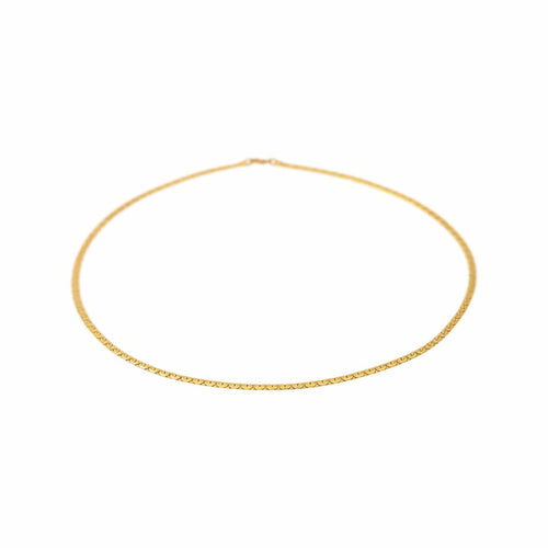 Collier Collier maille haricot en or jaune 58 Facettes 5725829CN