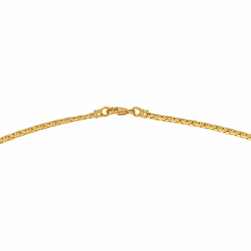 Collier Collier maille haricot en or jaune 58 Facettes 5725829CN
