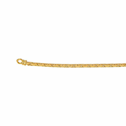 Collier Collier maille haricot en or jaune 58 Facettes 5725829CN