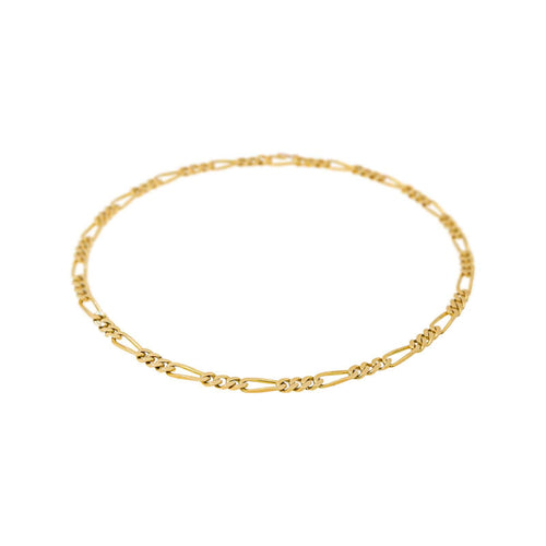 Collier Collier maille Figaro en or jaune 58 Facettes 5744236CN
