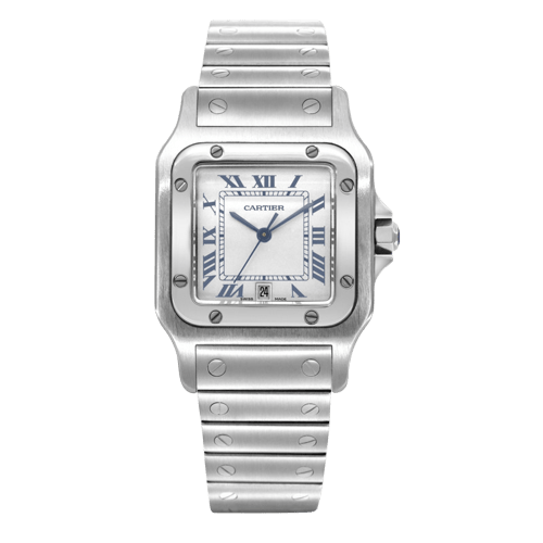 Montre Cartier Santos Galbée - Montre en acier 58 Facettes OC-68802045