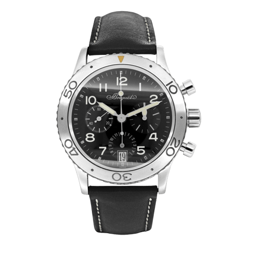 Montre Breguet Type XX - Montre Transatlantique Chronographe en acier 58 Facettes OC-68802065