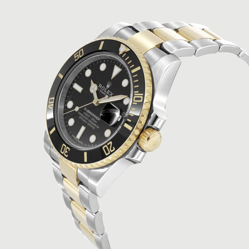 Montre Rolex Submariner Date - Montre bicolore en or jaune et acier 58 Facettes OC-68802043