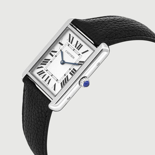 Montre Cartier Tank Solo - Montre grand modèle en acier 58 Facettes OC-68802070