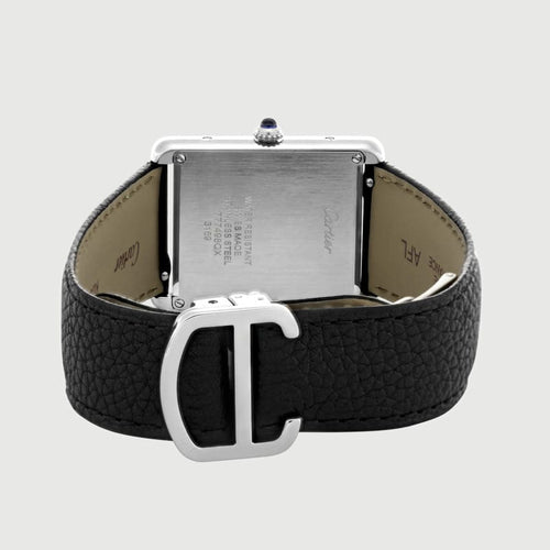 Montre Cartier Tank Solo - Montre grand modèle en acier 58 Facettes OC-68802070