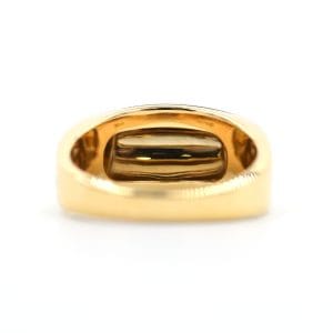 Bague 55 Bulgari Tronchetto - Bague en or jaune et or blanc 58 Facettes 141b24_M