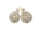 Boucles d'oreilles Napoléon III - Boucles d'oreilles en or, argent et diamants 58 Facettes 33791