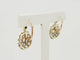 Boucles d'oreilles Napoléon III - Boucles d'oreilles en or, argent et diamants 58 Facettes 33791