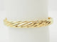 Bracelet Bracelet jonc torsadé en or jaune 58 Facettes 33800