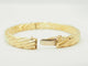 Bracelet Bracelet jonc torsadé en or jaune 58 Facettes 33800