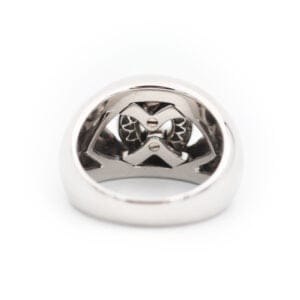 Bague 54 Bulgari Abbraccio - Bague en or blanc et diamants 58 Facettes 166B26_M