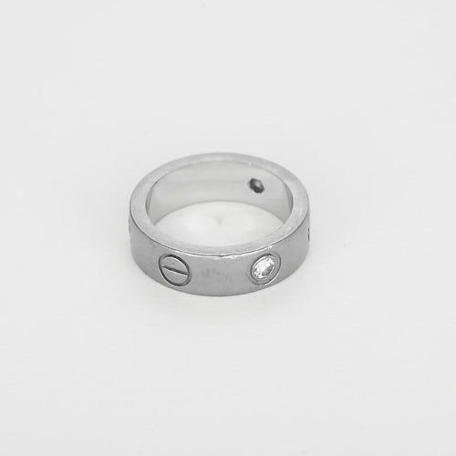 Cartier Love - Bague classique en or blanc et diamants 58 Facettes 58FC56