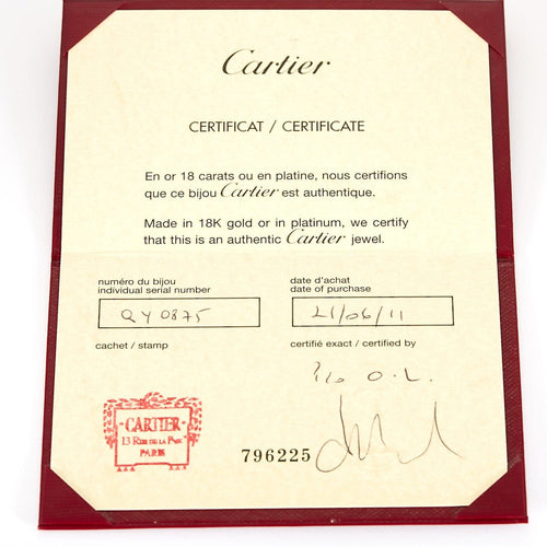 Cartier Love - Bague classique en or blanc et diamants 58 Facettes 58FC56