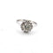 Bague 59 Bague en or blanc 18 ct avec diamant 58 Facettes 335/26 G