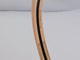 Bracelet Hermès Uni - Jonc en plaqué or rose et émail 58 Facettes 1251