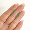 Boucles d'oreilles Boucles d'oreilles créoles en or 18K et émeraudes 58 Facettes GER1029YG