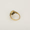 Bague 51 Bague Art déco en or jaune, platine, diamant et émeraudes 58 Facettes B260373
