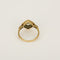 Bague 51 Bague Art déco en or jaune, platine, diamant et émeraudes 58 Facettes B260373