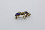 Broche Broche fourmi ancienne en or jaune 18K, émail et perle naturelle 58 Facettes 26051489