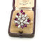 Bague 64 Bague en or blanc 18 kt avec diamants et rubis 58 Facettes 2049/G 248/26
