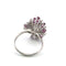 Bague 64 Bague en or blanc 18 kt avec diamants et rubis 58 Facettes 2049/G 248/26