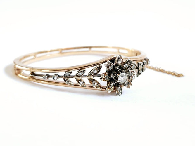 Bracelet Belle Époque - Bracelet en or jaune 18 carats et diamants 58 Facettes SAN20252312 - 25